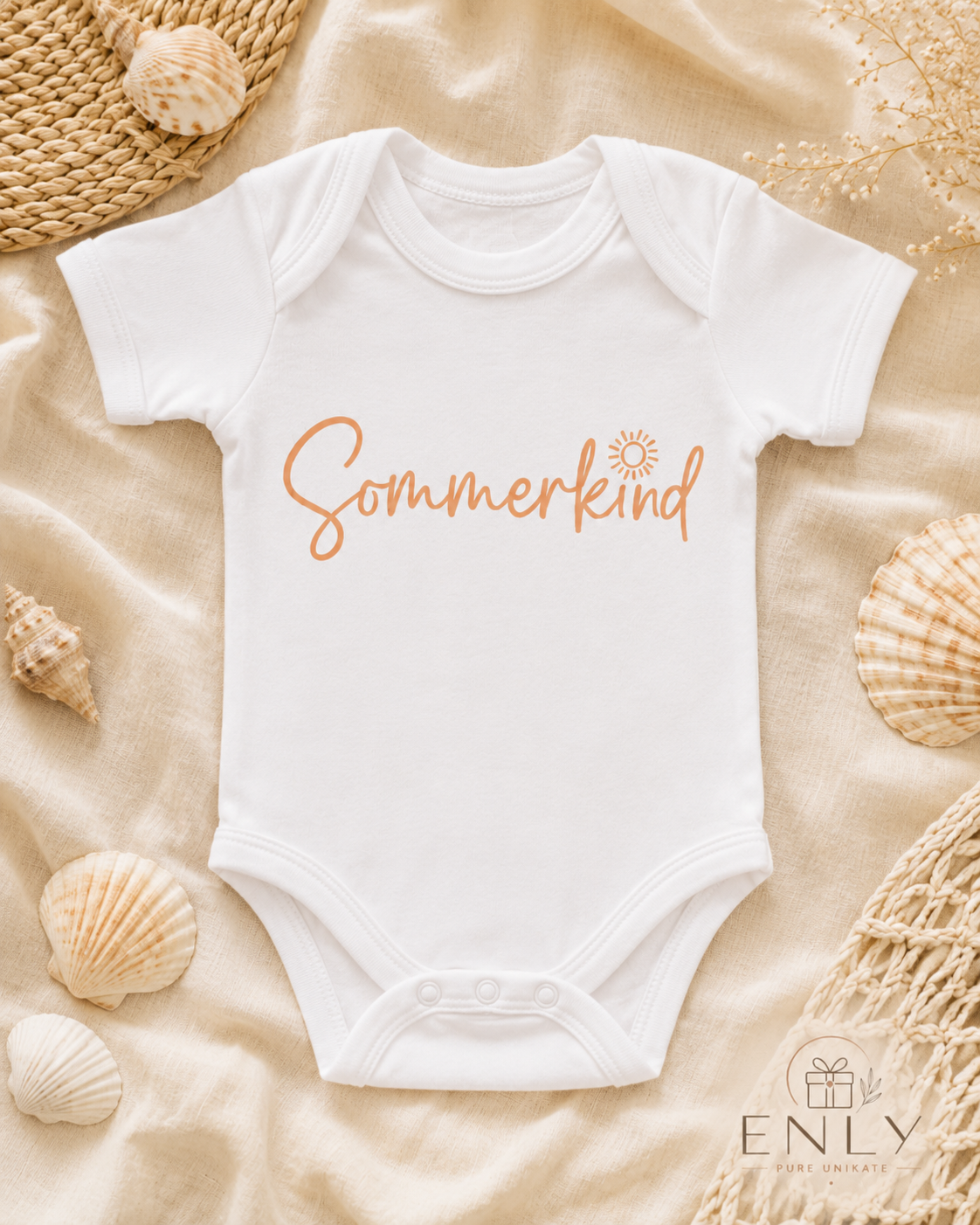 Sommerkind Babybody – Schlichter Sommerbody für Babys