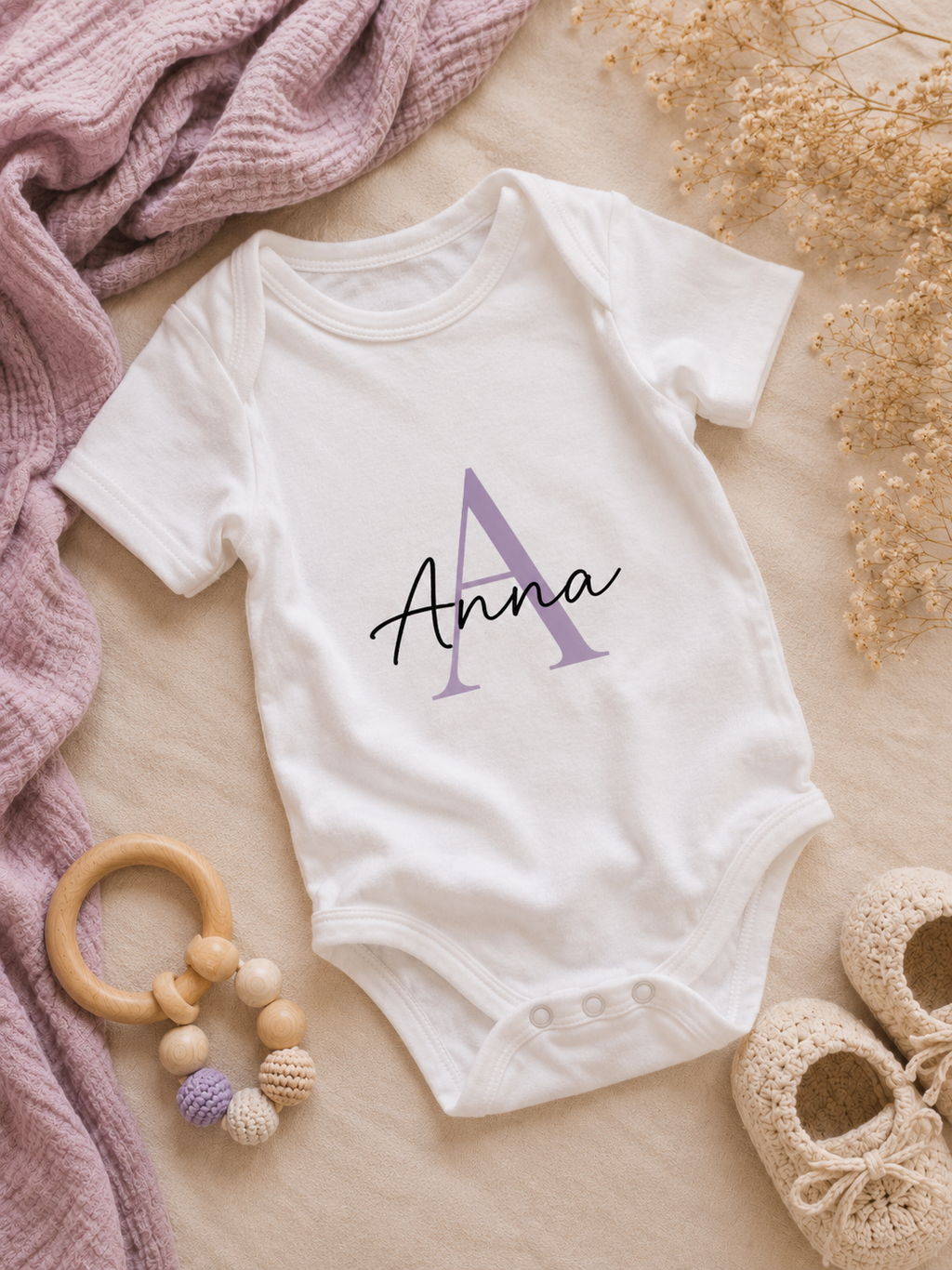Babybody mit Name