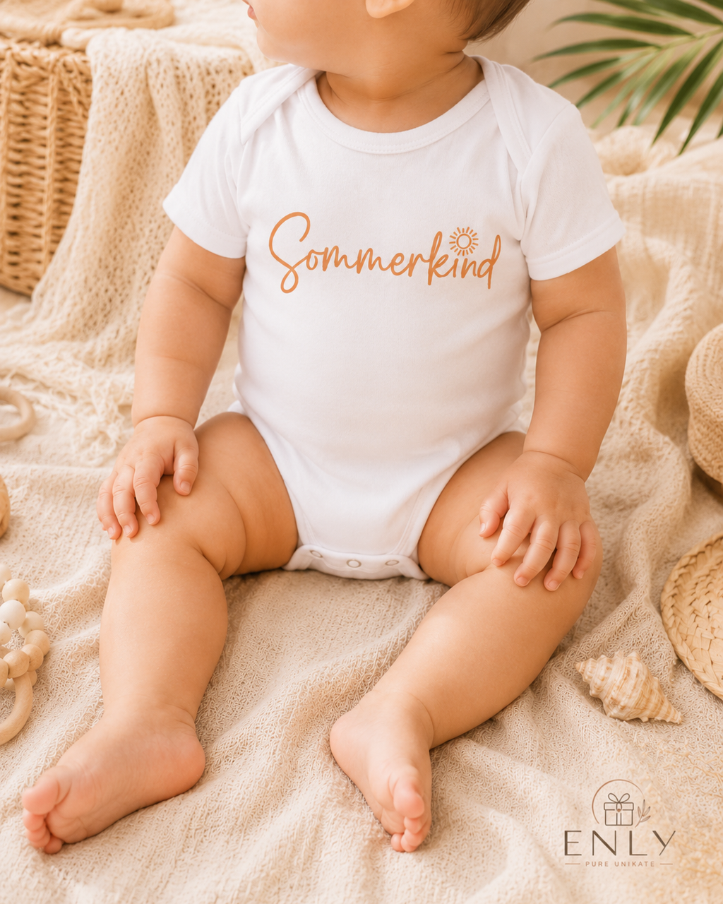 Sommerkind Babybody – Schlichter Sommerbody für Babys