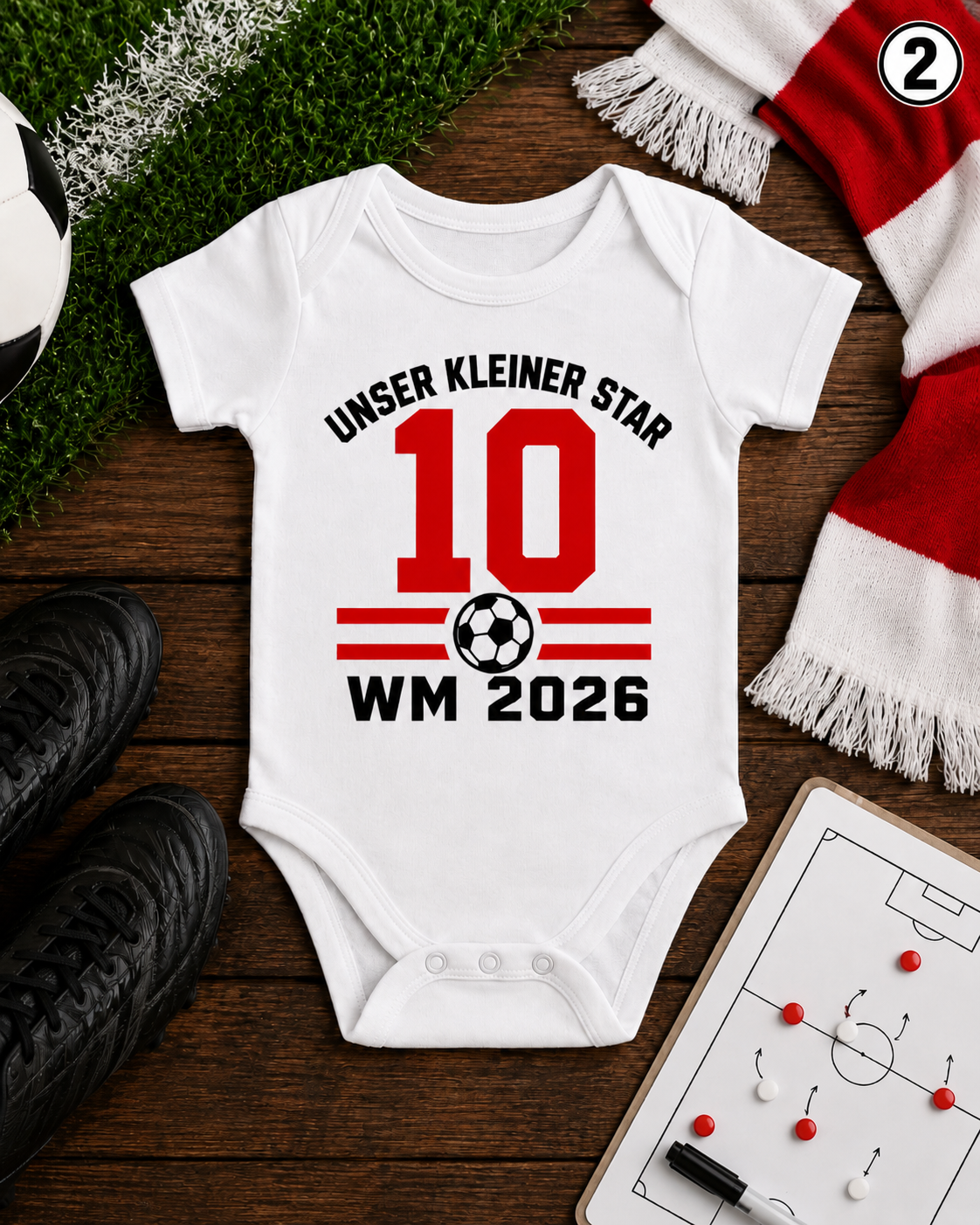 Babybody Fußball Weltmeisterschaft Österreich