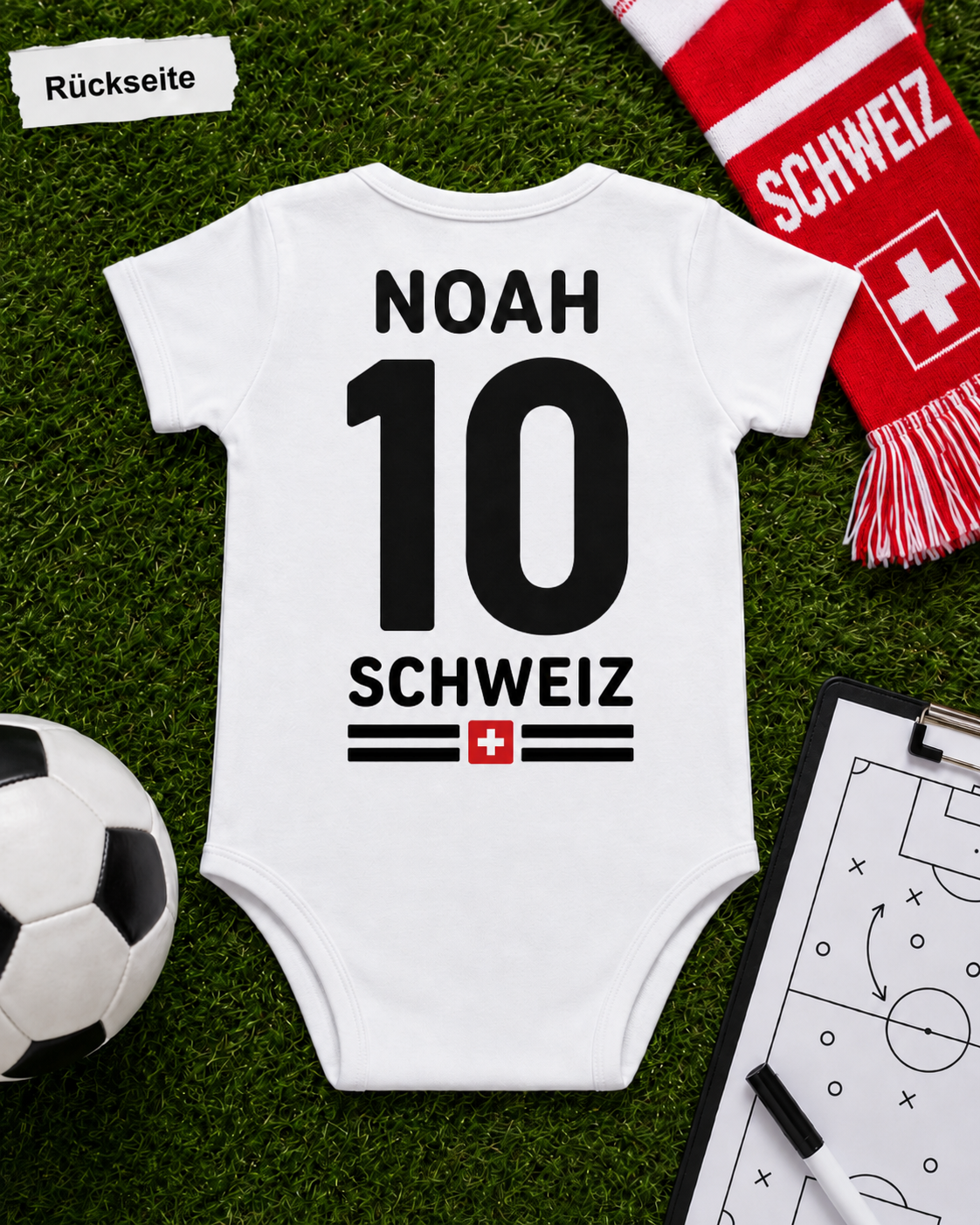 Babybody Fußball Weltmeisterschaft Schweiz