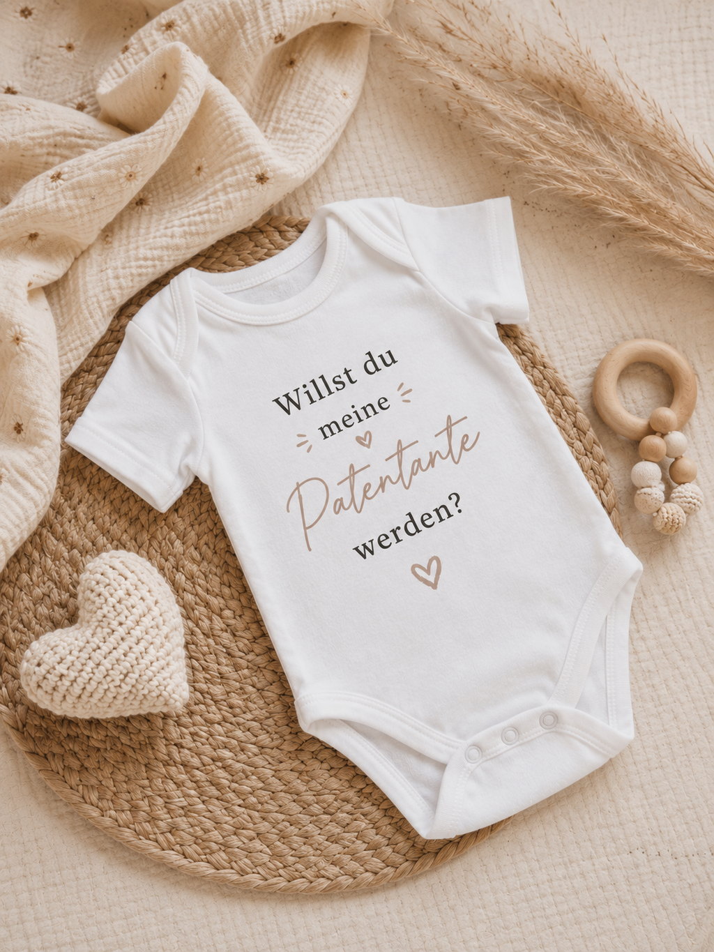 Personalisierter Babybody - Patentante | Patenonkel