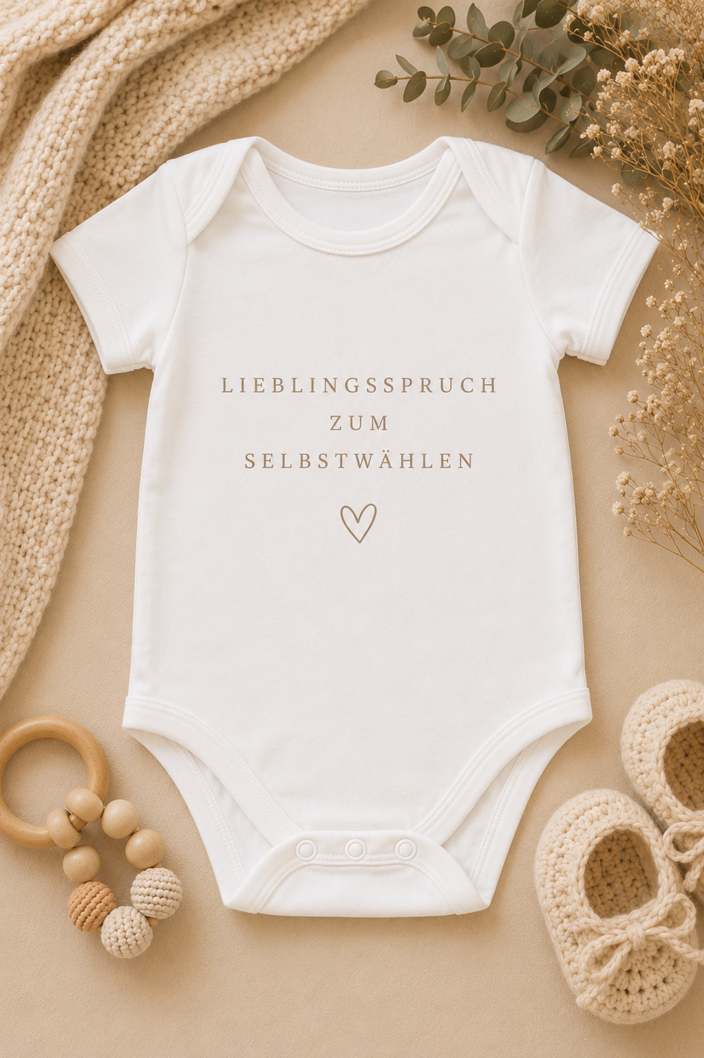 Personalisierter Babybody - Lieblingsspruch