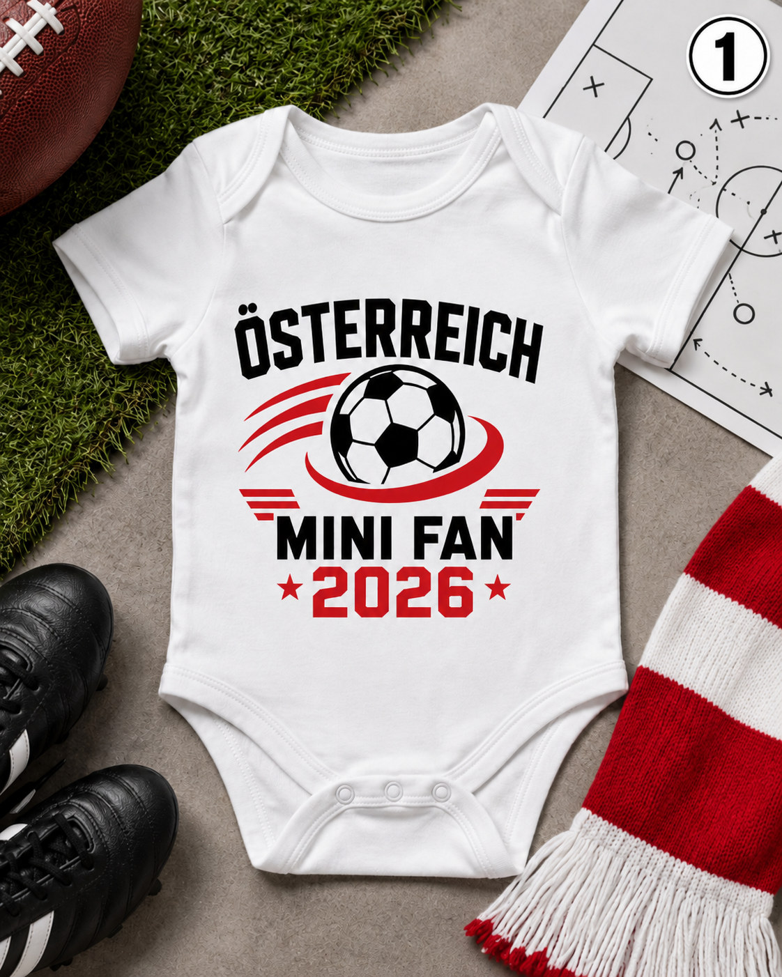 Babybody Fußball Weltmeisterschaft Österreich