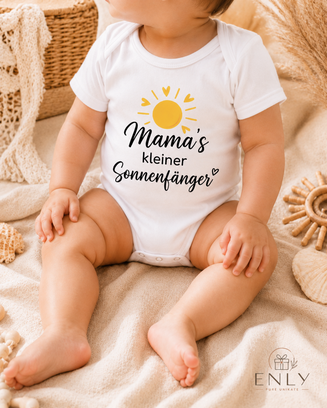 Mama’s kleiner Sonnenfänger Babybody – Liebevoller Sommerbody