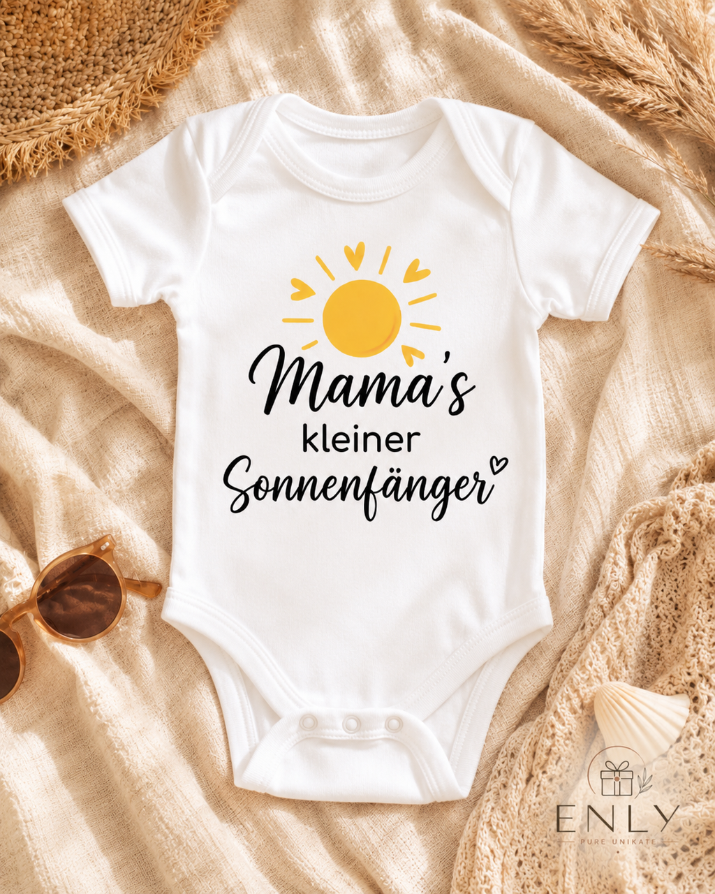 Mama’s kleiner Sonnenfänger Babybody – Liebevoller Sommerbody