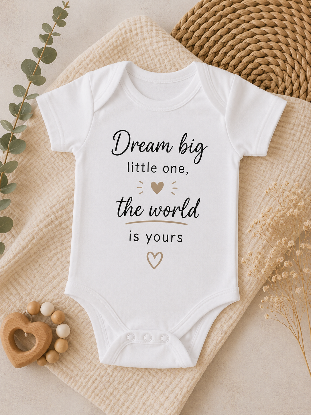 Personalisierter  Babybody - Dream big little one