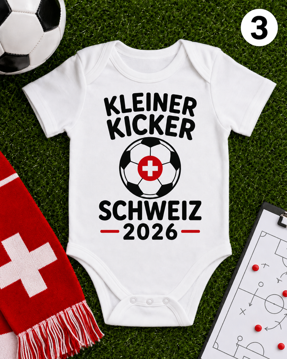Babybody Fußball Weltmeisterschaft Schweiz