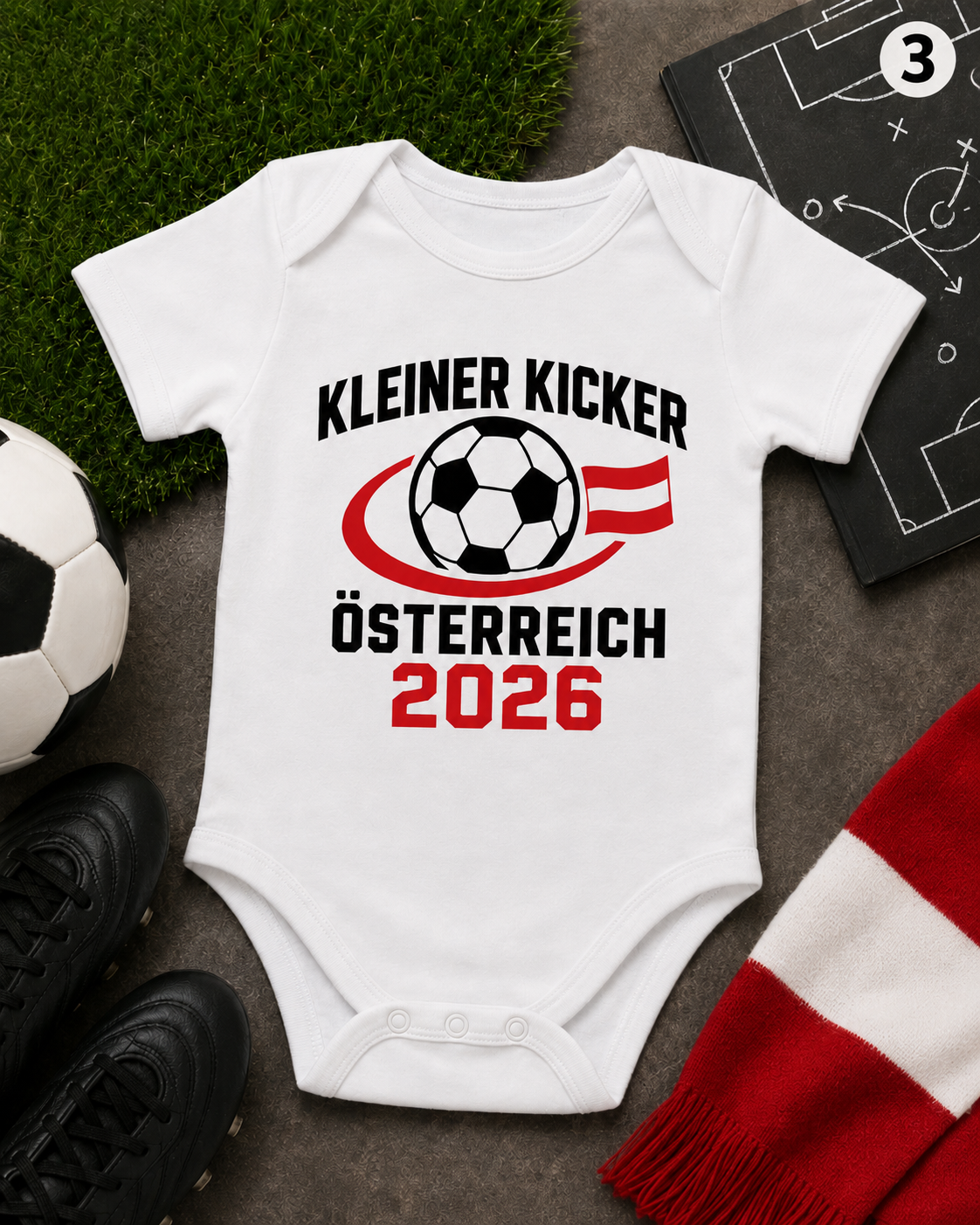 Babybody Fußball Weltmeisterschaft Österreich