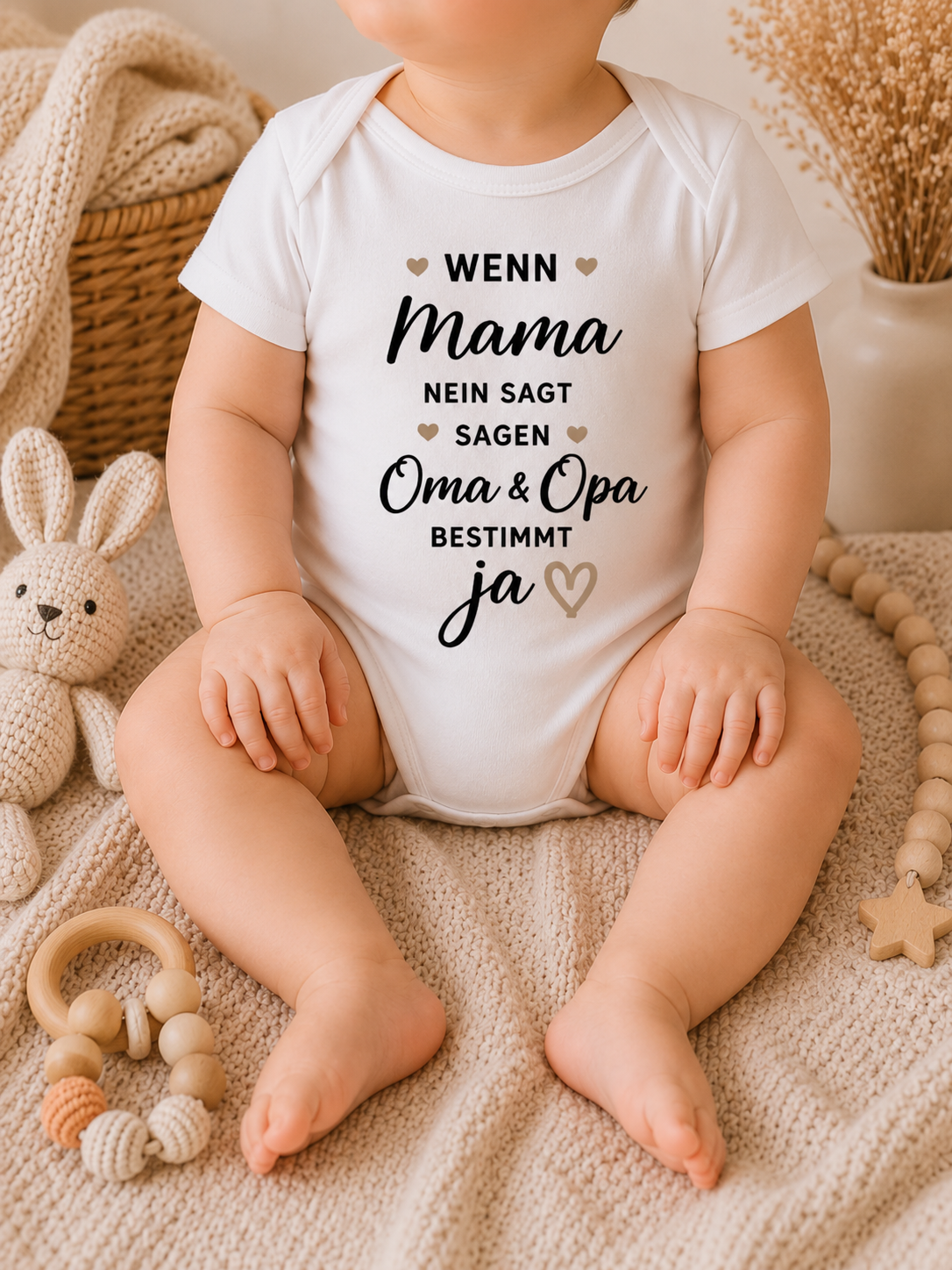 Personalisierter  Babybody - Mama/Oma