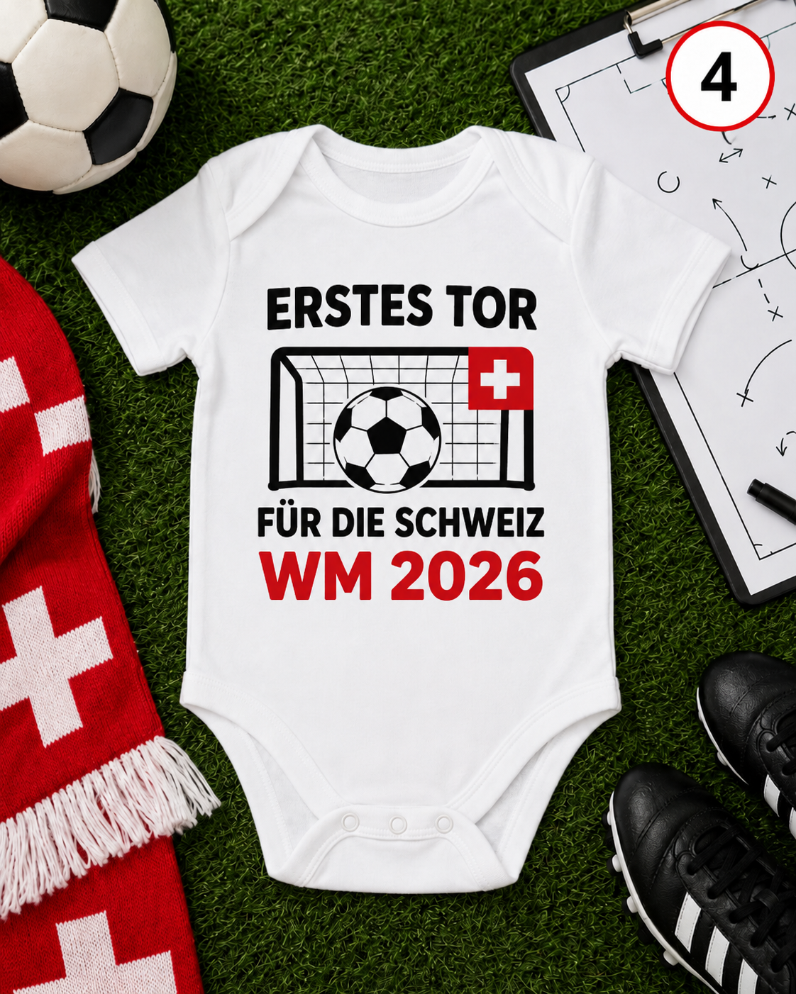 Babybody Fußball Weltmeisterschaft Schweiz