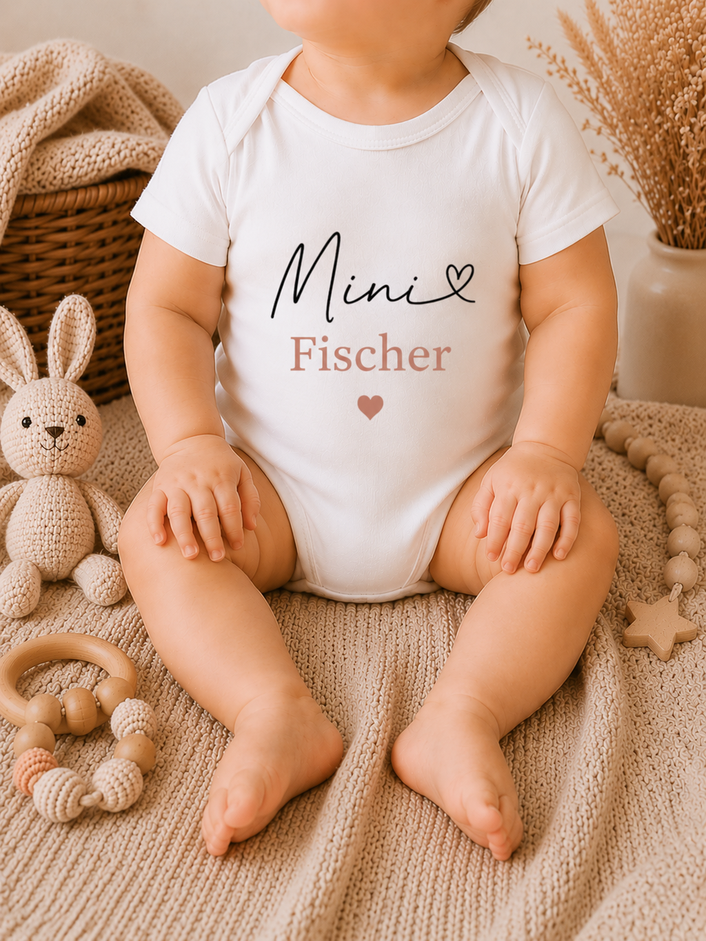 Babybody mit Mini + Nachname