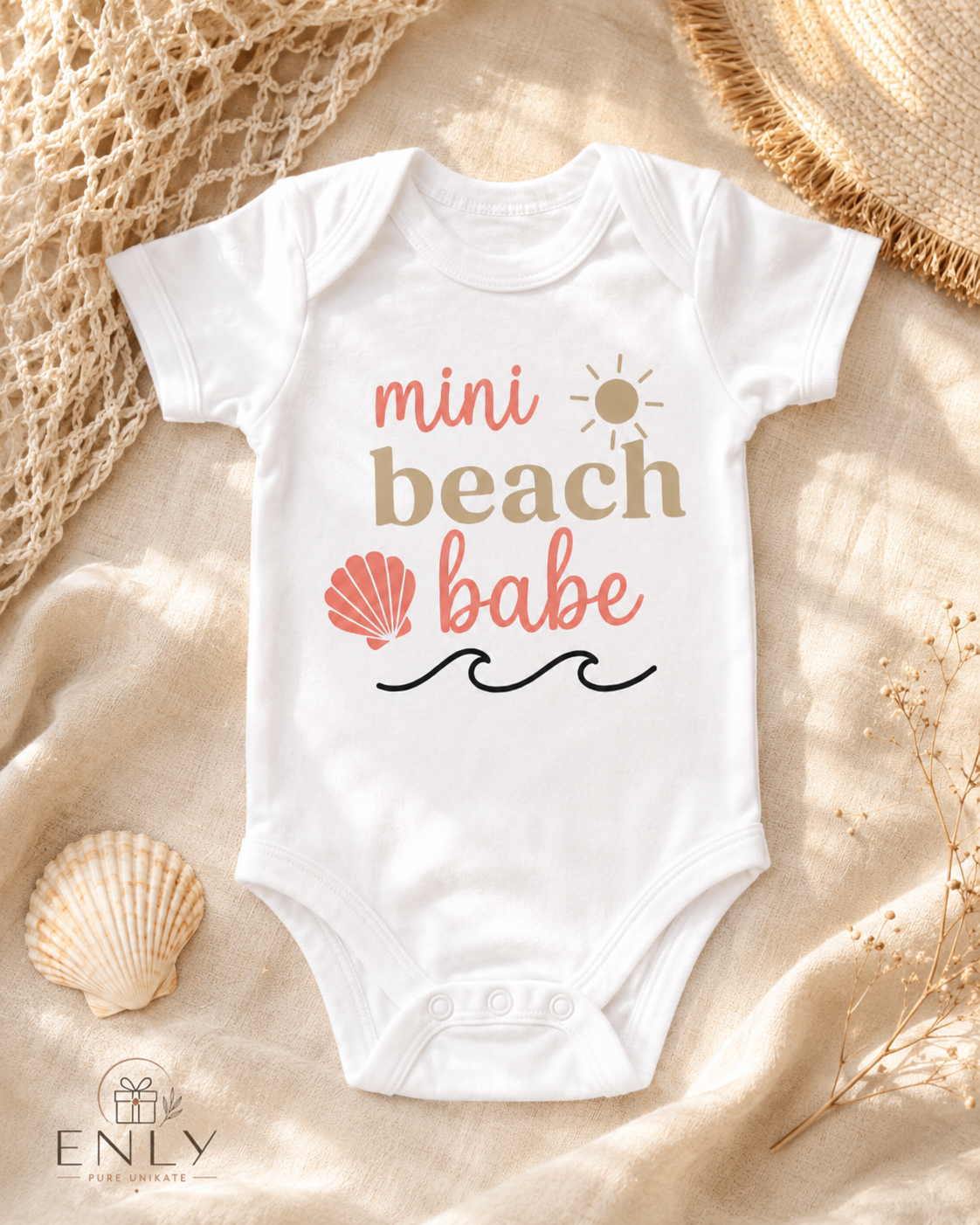 Mini Beach Babe Babybody – Süßer Sommerbody für Babys