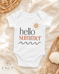 Hello Summer Babybody – Moderner Sommerbody für Babys