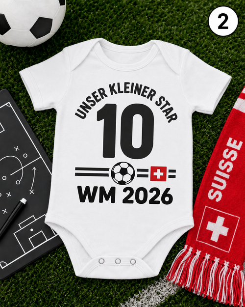 Babybody Fußball Weltmeisterschaft Schweiz