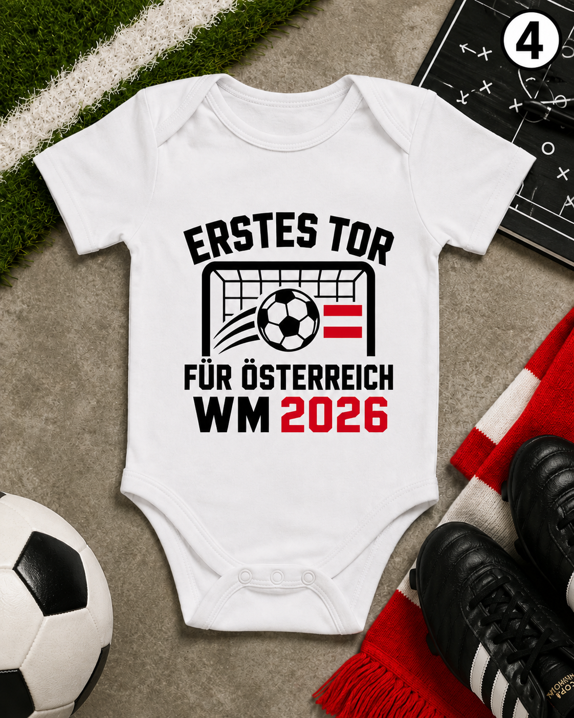 Babybody Fußball Weltmeisterschaft Österreich