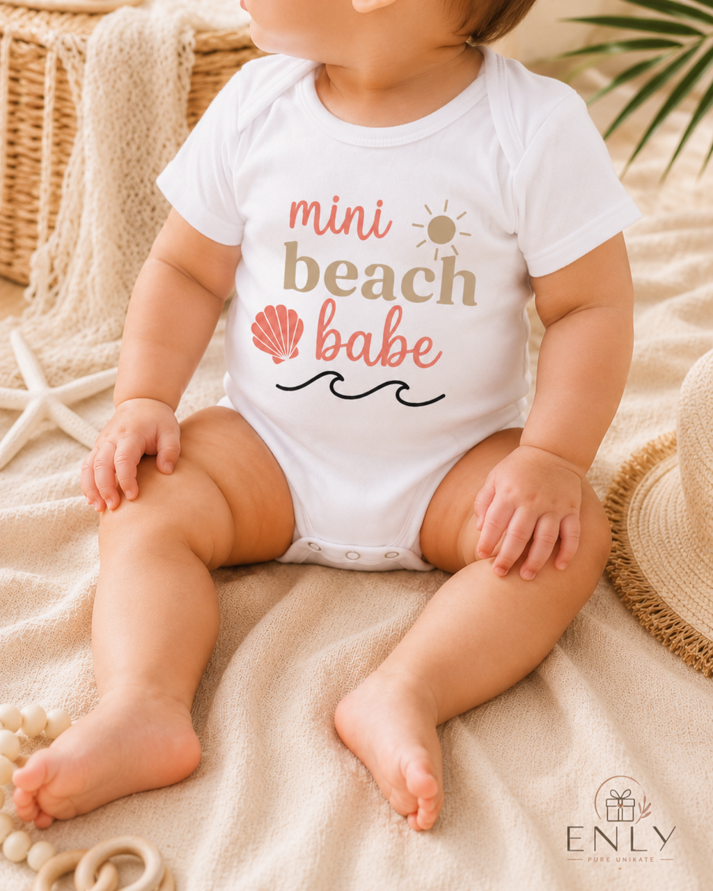Mini Beach Babe Babybody – Süßer Sommerbody für Babys