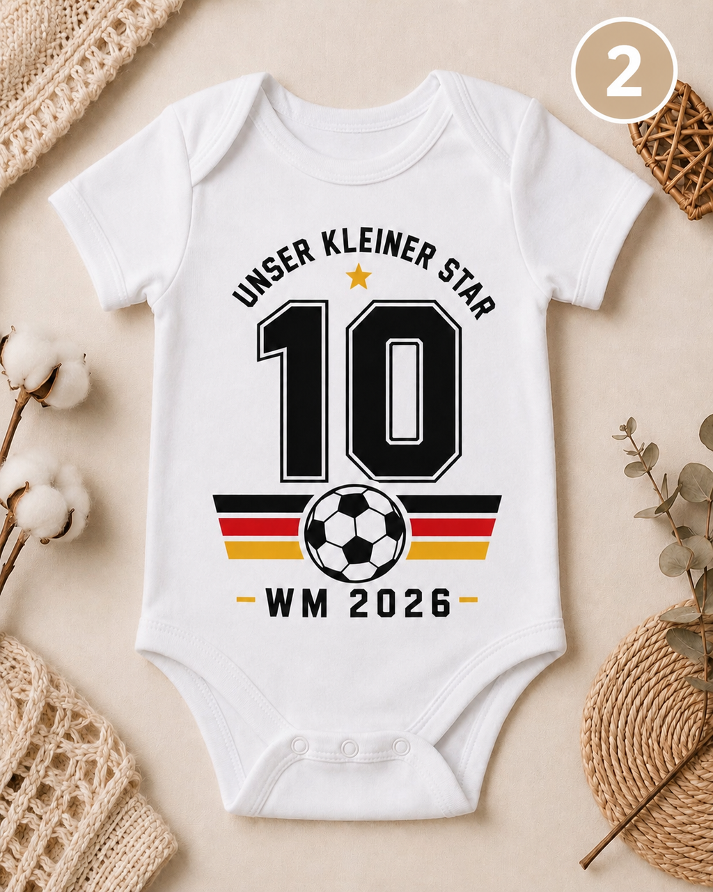 Babybody Fußball Weltmeisterschaft Deutschland